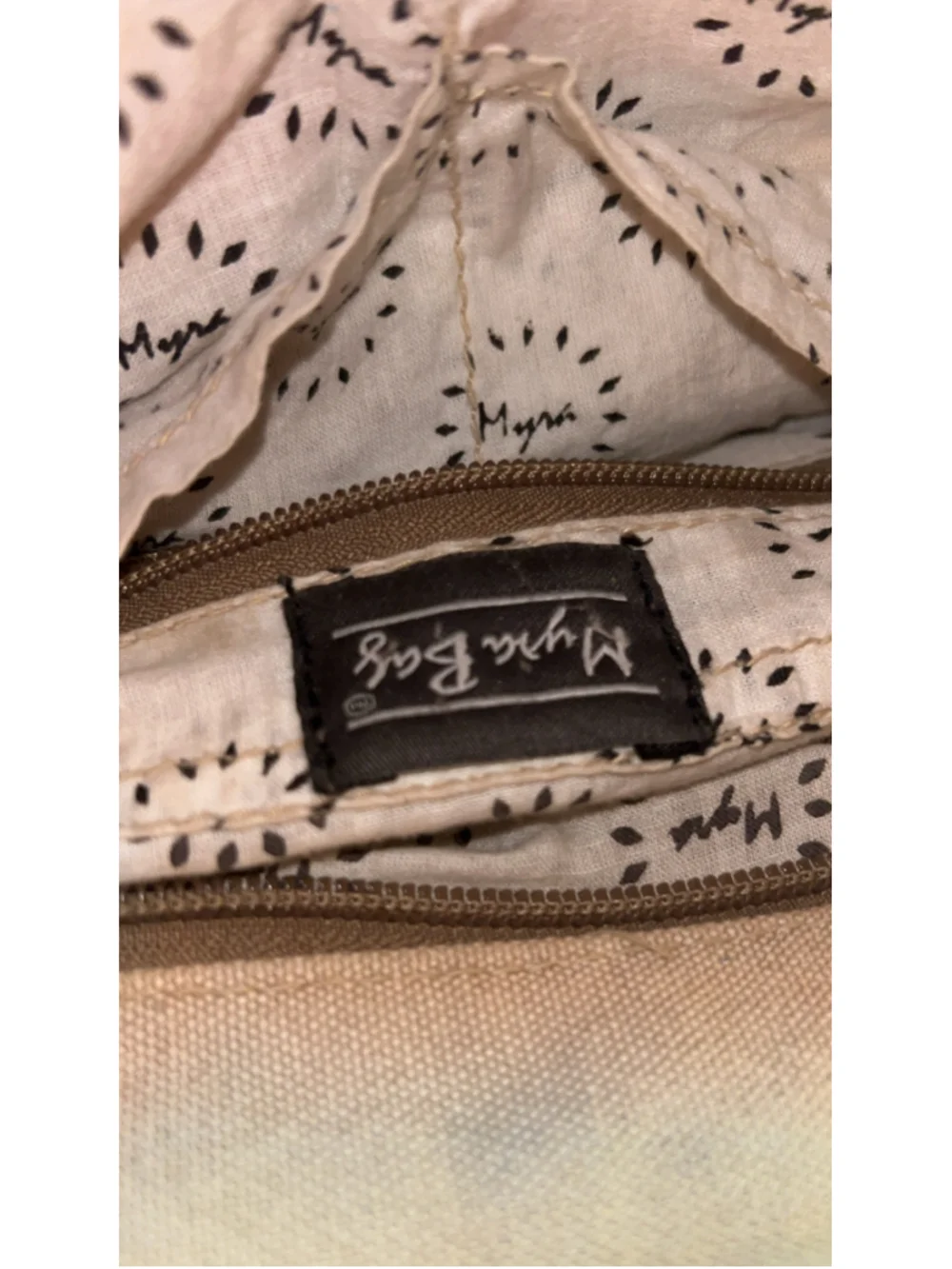 Women's Myra Bag Canvas Crossbody Bag One Size Beige Brown